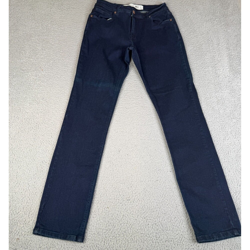 BARBELL Apparel Jeans Men 32x33 Dark Denim Wash 150727 Straight Fit Made in  USA